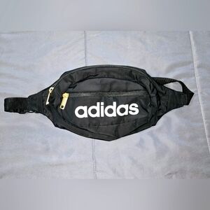 Adidas Originals Light 2 pockets Waist Pack Bag Black fanny pack Trefoil travel
